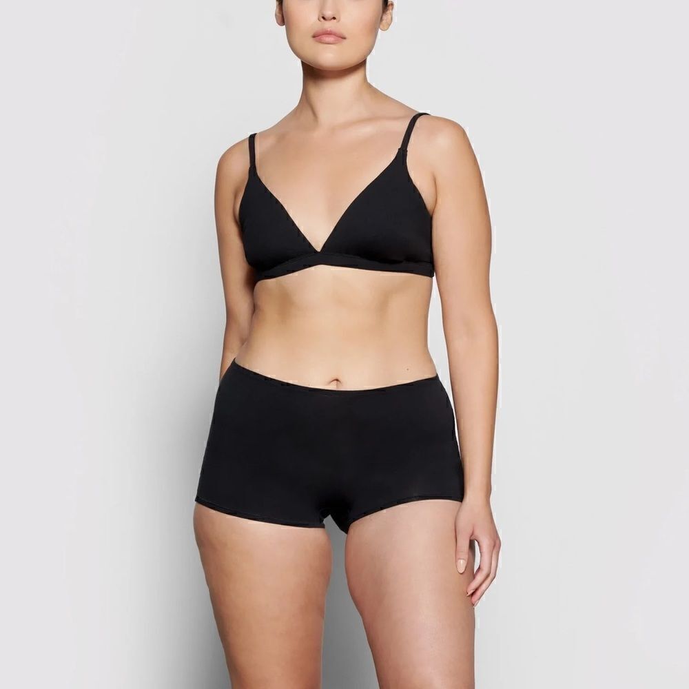 NWOT Skims COTTON JERSEY TRIANGLE BRALETTE - XXS